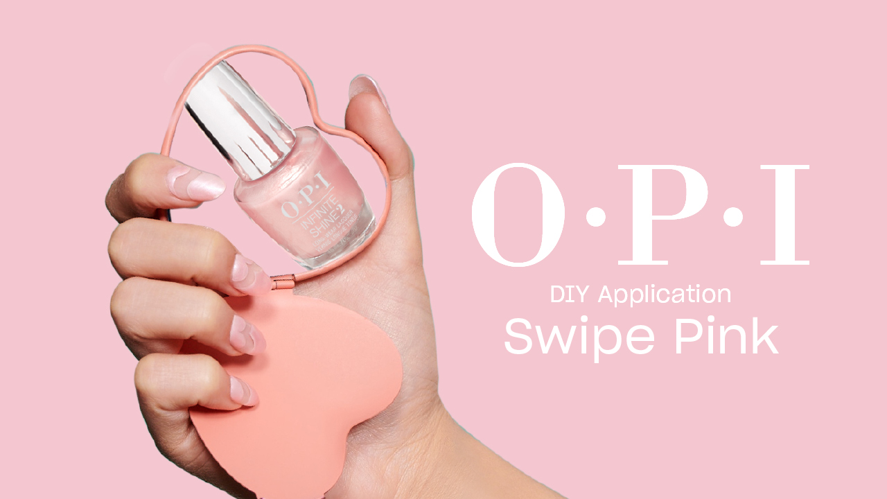OPI Spring Nail Art Look: Swipe Pink