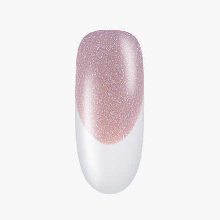 Apply one coat of GelColor Quest for Quartz to the top 2/3 of the nail