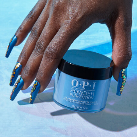 OPI PP Nail Art Look- Diamond in the Bluff 