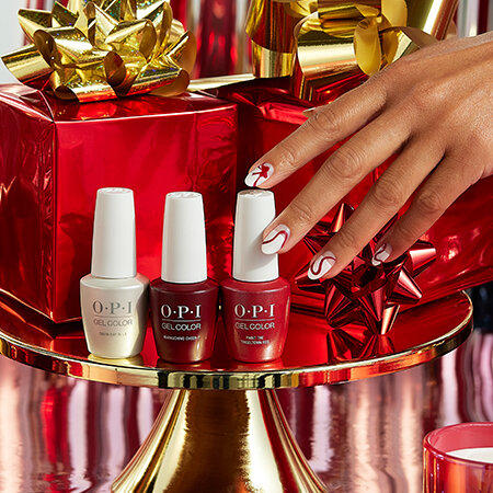 OPI Pro Nail Art Look: Gift Wrapped