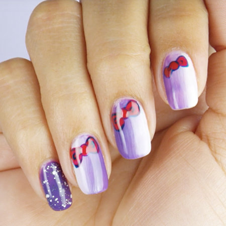 OPI Hello Kitty Nail Art Pretty In Purple