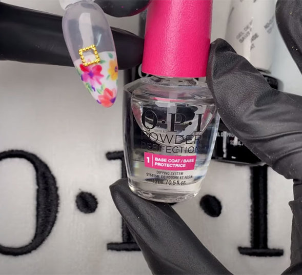 OPI Pro Tips How to Secure Embellishments
